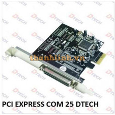 Card PCI -> COM 25 Express DTECH 860