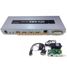 Bộ Chuyển Đổi + Card -> DVI + LAN + USB + AUDIO DTECH DHC2.5K