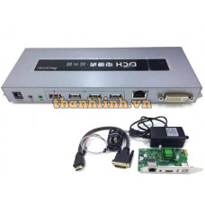 Bộ Chuyển Đổi + Card -> DVI + LAN +USB + AUDIO DTECH DHC4K