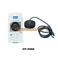 Bộ Chia 4 Cổng USB3.0 Dài 1.2M DTECH DT-3309