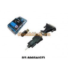 Cáp chuyển USB2.0 -> COM 9K + Đầu Đổi COM 25K Dài 1.8M DTECH DT-5003A(GT)