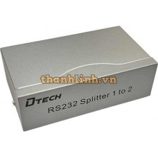 Bộ Chia Cổng RS232 1 Ra 2 Kèm Cáp Nguồn DTECH DT-5047