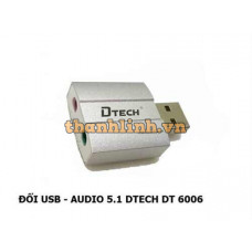 Đầu Đổi USB -> AUDIO 5.1 DTECH DT-6006