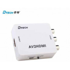 Bộ chuyển đổi AV sang HDMI Dtech DT-6518 chính hãng