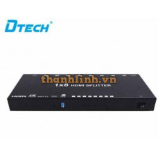 Bộ chia HDMI 8-1 2.0 4KX2K DTECH (DT 6548)