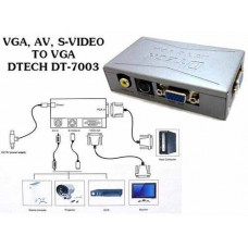 Bộ chuyển AV To VGA DTECH ( DT-7003 )