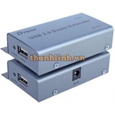 Hộp Nối Dài USB 2.0 -> LAN 50m DTECH DT-7014A