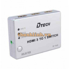 Bộ gộp HDMI 3 vào 1 ra Dtech DT-7018