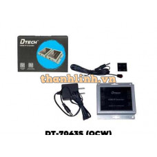 Hộp Nối Dài HDMI+IR -> LAN Cat 5e/6e 150m + Cáp IR + Nguồn DTECH DT-7043S QCW