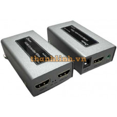 Hộp Nối Dài HDMI 60m Qua LAN DTECH DT-7053