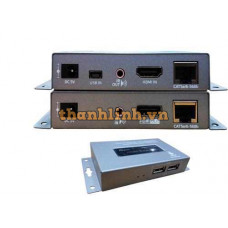 Hộp Nối Dài HDMI 150m->Lan+USB Mini DTECH DT-7054A 2nd AM IR