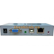 Hộp Nối Dài VGA + USB IN KVM + AUDIO -> LAN 150m DTECH DT-7062S