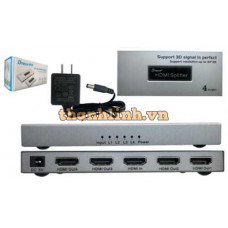 Bộ Chia Multi HDMI 1 -> 4, Hỗ Trợ 4K 340MHz - Mini - DTECH DT-7144A MS