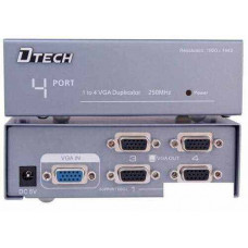 Bộ chia VGA 1 to 4 250MHz Dtech DT-7254