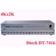 Bộ chia HDMI 1 ra 16 cổng hỗ trợ 4Kx2K 3D chính hãng Dtech DT-7416