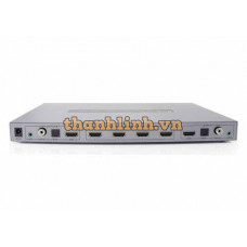 Bộ chia HDMI 4 vào 2 ra DTech DT 7442