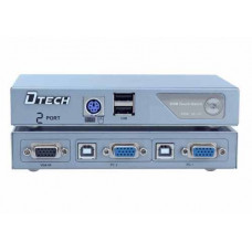 Bộ gộp VGA KVM 2-1 DTECH (DT-8021)