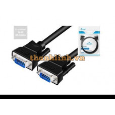 Cáp Nối Tiếp Chéo DB9 RS232 M/M Dài 1.5M DTECH DT-9006A