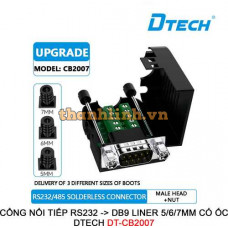 Cổng Nối Tiếp RS232 -> DB9 Liner 5/6/7mm Có Ốc DTECH DT-CB2007