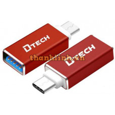 Đầu Đổi Type-C -> USB 3.0 DTECH T0001D