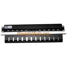 Thanh quản lý cáp có nắp che 1U ECP-CMC1U