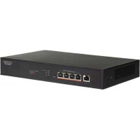 Bộ chia mạng 5 Port Fanless PoE+ 1 x RJ-45 10/100/1000 Uplink Port Edgecore ECS1100-5P