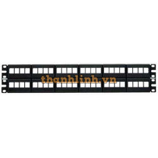 Patch panel 48 port Panduit – NKFP48Y (không nhãn dán)
