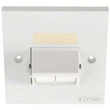 Mặt ổ cắm mạng có nắp che – shuttered faceplate Panduit – 2 cổng – NKUKS2SAW