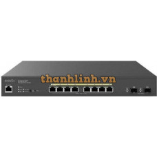 Thiết bị chuyển mạch Engenius Cloud Managed 8-Port 240W PoE+ Multi-Gig 2.5 Gb Switch ECS2510FP