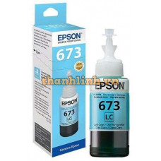 Mực máy in phun màu xanh lợt Epson T673500LC