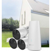 Bộ 3 Camera Wi-Fi an ninh chạy pin cho ngôi nhà thông minh Ezviz LC1C Ezviz BC1-B3