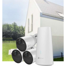 Bộ 3 Camera Wi-Fi an ninh chạy pin cho ngôi nhà thông minh Ezviz LC1C Ezviz BC1-B3