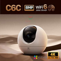 Camera quay quét 4K Wi-Fi - tích hợp AI Ezviz C6C 8MP Mã hàng : CS-C6c-R100-8G8WF