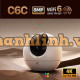 Camera quay quét 4K Wi-Fi - tích hợp AI Ezviz C6C 8MP Mã hàng : CS-C6c-R100-8G8WF