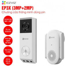 Chuông cửa thông minh dùng pin EZVIZ EP3X (3MP+2MP)