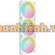 Bộ 3 quạt máy tính Corsair iCUE LINK LX120 RGB White CO-9051030-WW