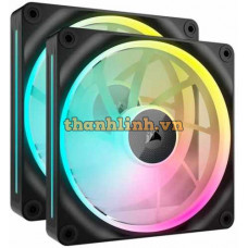 Bộ 2 quạt máy tính Corsair iCUE LINK LX140 RGB Black CO-9051028-WW