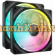 Bộ 2 quạt máy tính Corsair iCUE LINK LX140 RGB Black CO-9051028-WW