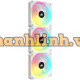 Bộ 3 Quạt Máy Tính Corsair iCUE LINK QX120 RGB WHITE CO-9051006-WW