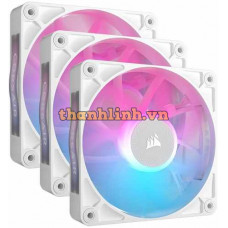 Bộ 3 quạt máy tính Corsair iCUE LINK RX120 RGB White CO-9051022-WW