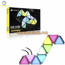 Bộ đèn chiếu sáng Corsair iCUE LC100 Smart Case Lighting Triangles, Expansion Kit CL-9011115-WW