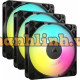 Bộ 3 quạt máy tính Corsair RS120 ARGB Black CO-9050181-WW