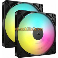Bộ 2 quạt máy tính Corsair RS140 ARGB Black CO-9050183-WW
