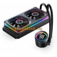 Tản nhiệt nước AIO Jonsbo TH-240 Black (ARGB, Hiển Thị Nhiệt Độ)