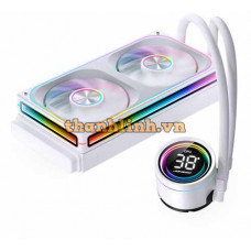 Tản nhiệt nước AIO Jonsbo TH-240 White (ARGB, Hiển Thị Nhiệt Độ)