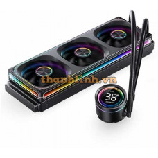 Tản nhiệt nước AIO Jonsbo TH-360 Black (ARGB, Hiển Thị Nhiệt Độ)