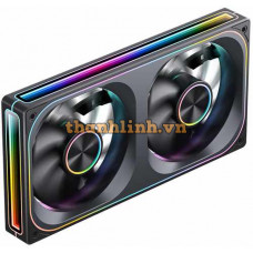 Fan Case JONSBO ZA-240BR BLACK LED ARGB infinity ( Fan Ngược)