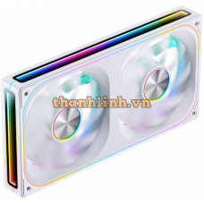 Fan Case JONSBO ZA-240WR WHITE LED ARGB infinity (Fan Ngược)