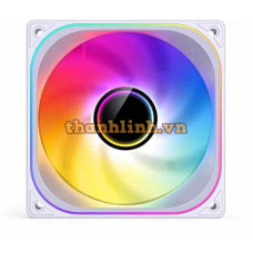 Fan case JONSBO ZB-120W WHITE LED ARGB ( FAN xuôi)