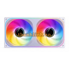 Fan case JONSBO ZB-240WR WHITE LED ARGB REVERSE (FAN ngược)